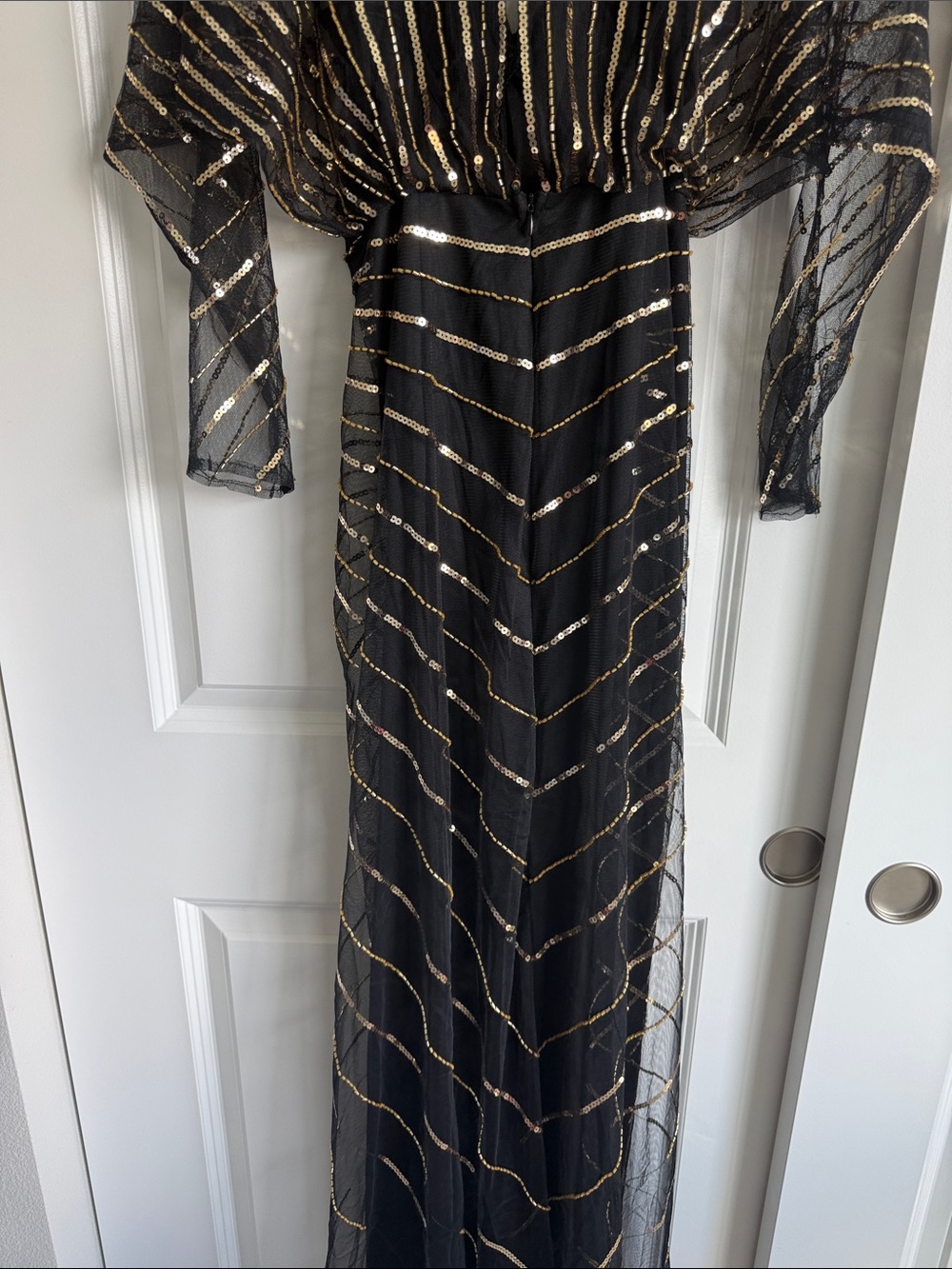 Babeyond Dress Maxi Zouzou Crystal Encrusted Evening Gown - Picture 11 of 11
